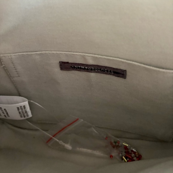 NWOT Anthropologie The Fiona Beaded Bag: Food Edition - Picture 10 of 14